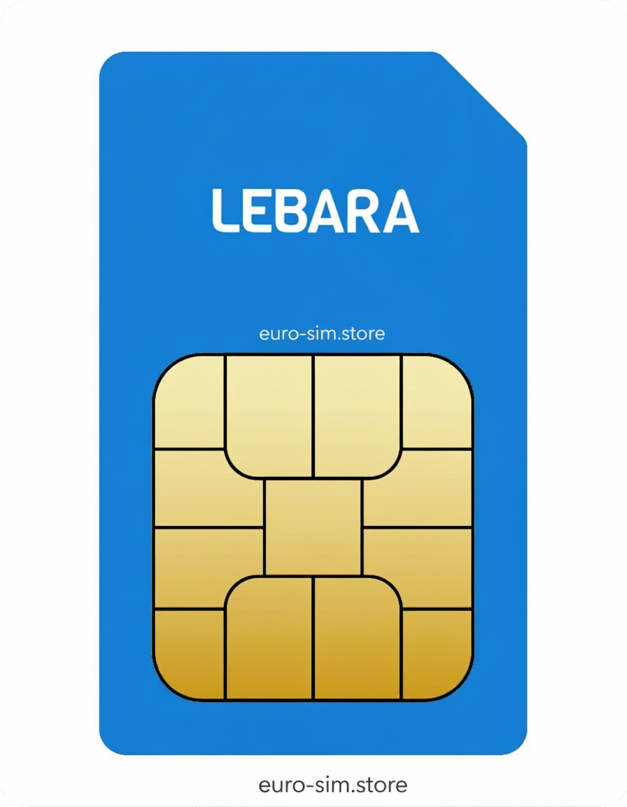 Lebara Anonymous SIM Card - Easily Activated: No ID Proof Needed